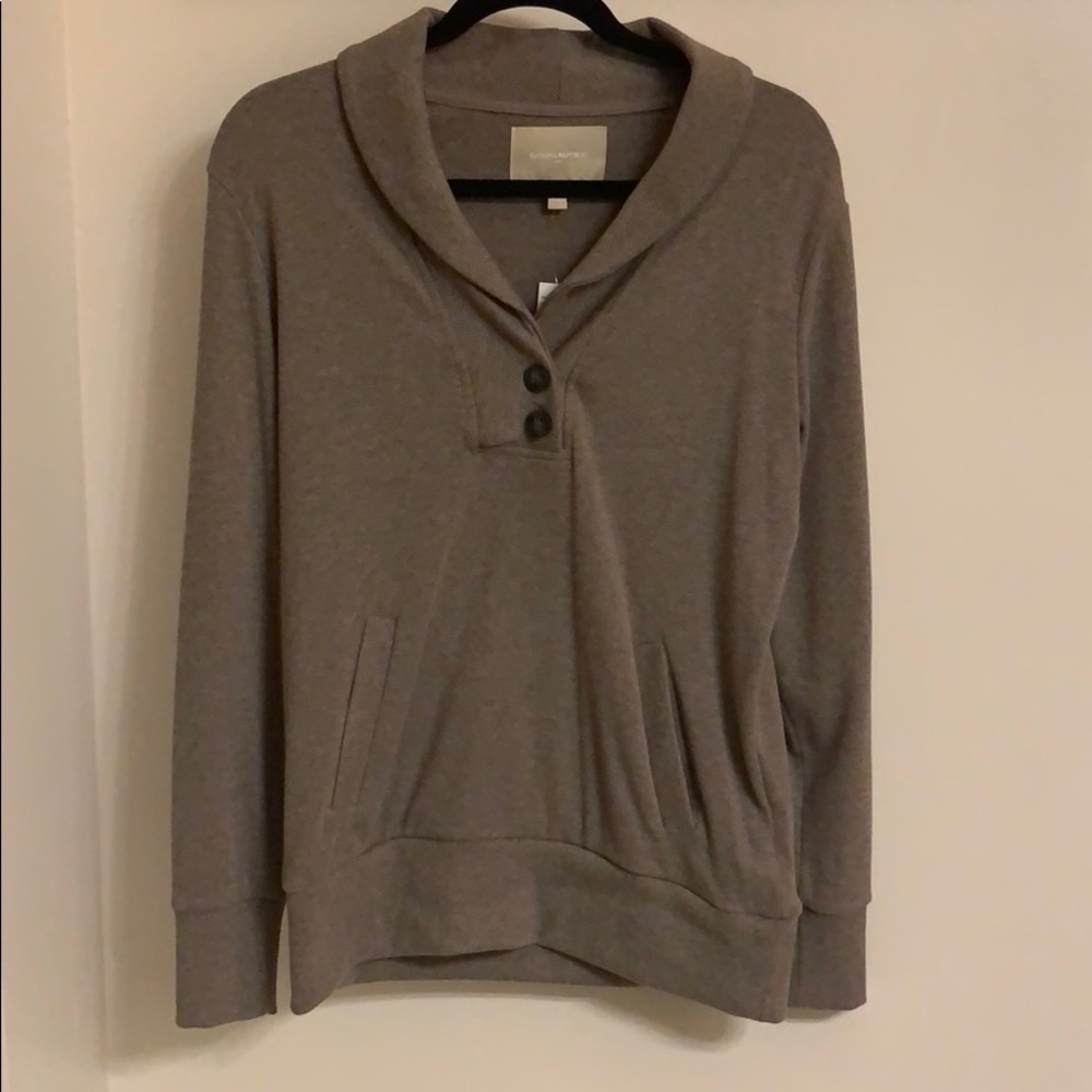 Banana Republic Buttoned Sweater